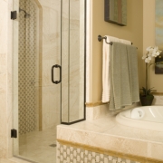 L SHOWERDOOR OIL RUBBED BRONZWE U CHANNEL 